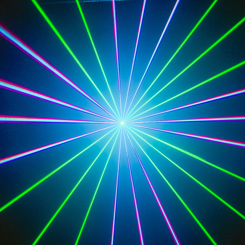 Laser RGB multicolore Class 4 - 200 programmes DMX scène