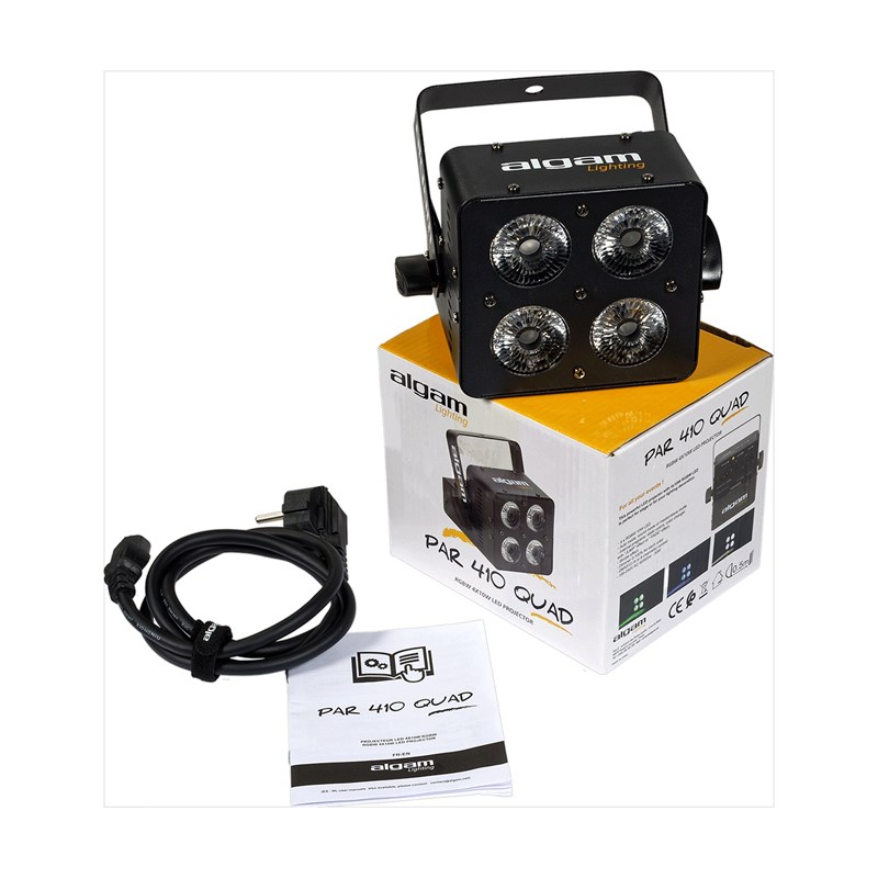 Projecteur PAR LED - 4 x 10 W RGBW accessoires lyre