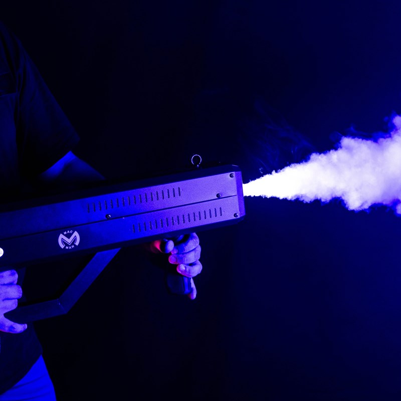 Machine à fumée portable 1000W - LED Stroboscope anniversaire