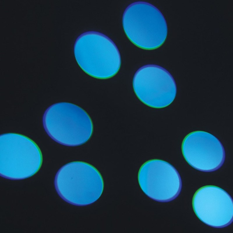 Lyre spot robotisée LED blanche 60W avec prisme - Gobos points