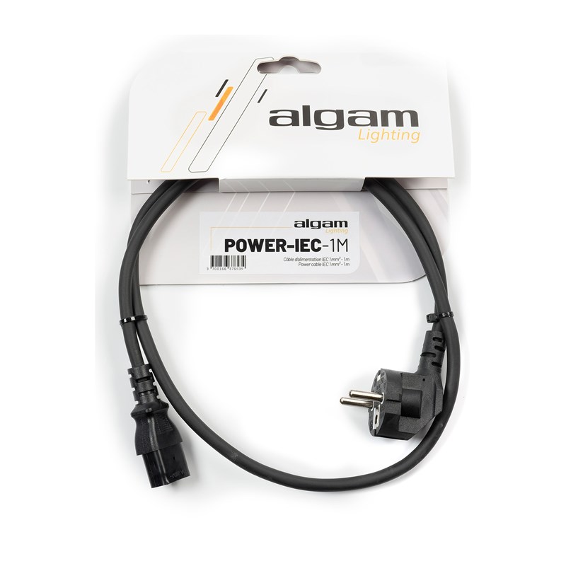 Câble d'alimentation IEC - 1m