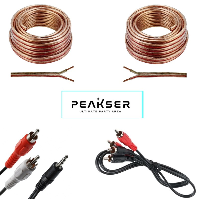 Pack Sono DJ PRO - Ampli AMP2000-MKII 2x1500W + 2 Enceintes STAR215 2x2000W PMPO Bass Reflex + Table