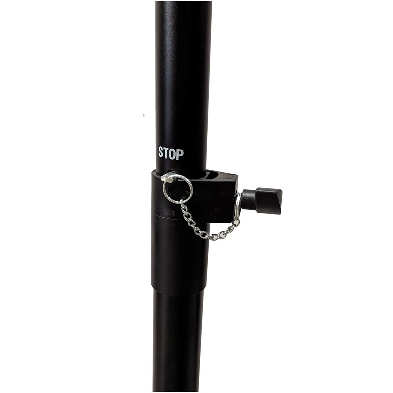 Pied lumière réglable avec barre en T et goupille