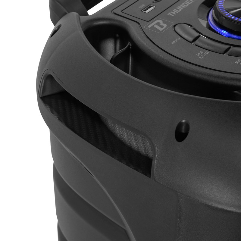 Enceinte portable 800W - 2x10" - LED & micro filaire - bluetooth