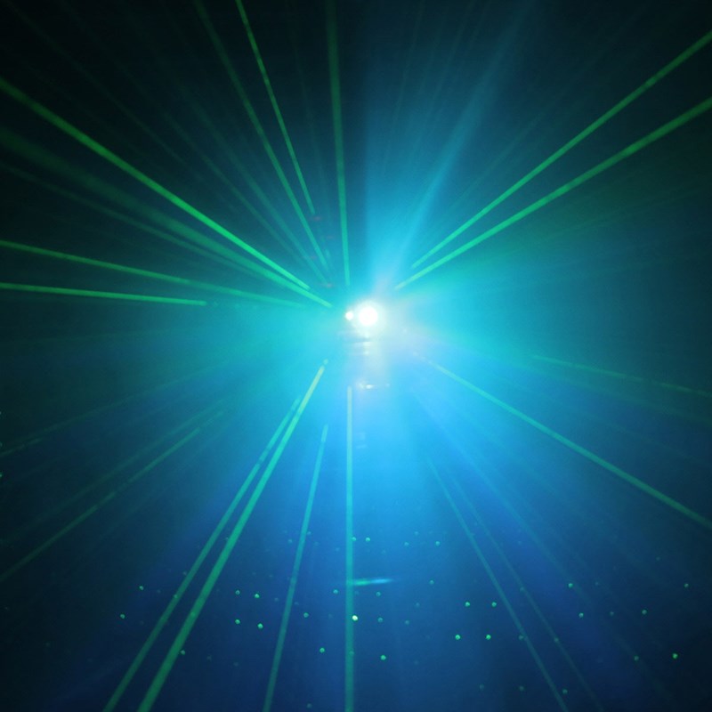 Effet laser multipoint galaxie – LED 5W – DMX & auto - KUB 200 Galaxie LZR