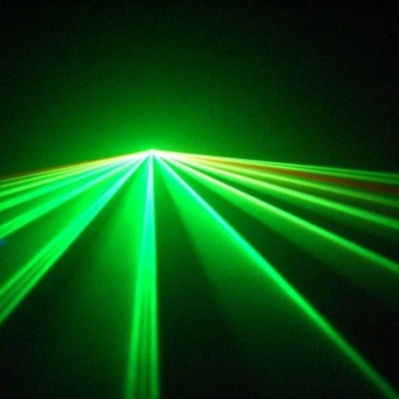 Laser graphique vert 60mW avec motifs et DMX - IBIZA