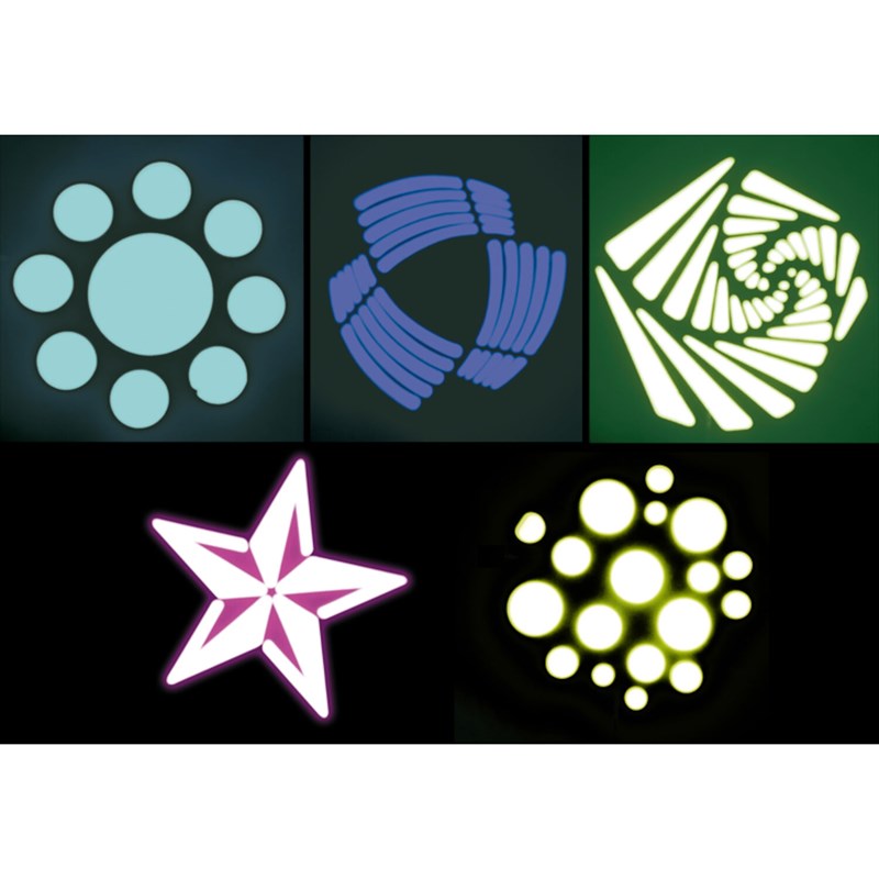 Lyre Spot LED 60W avec effets et gobos - SPOT60LED gobos