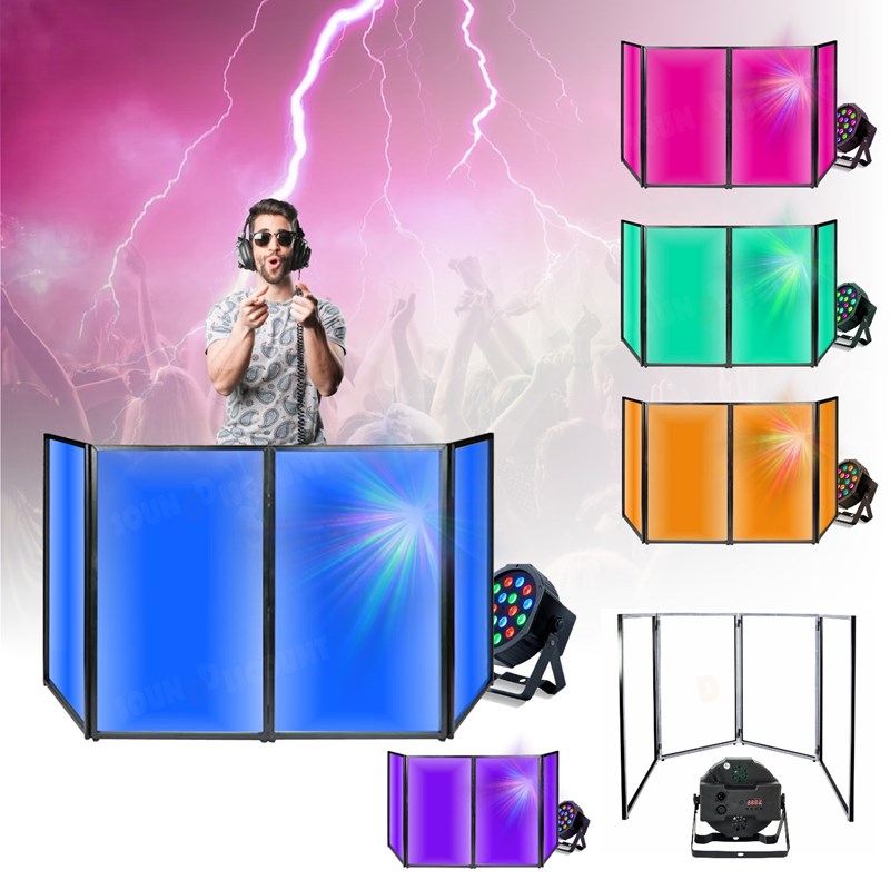 Pack 2 Enceintes 700W - Caisson de basses 800W - Facade - Projecteur