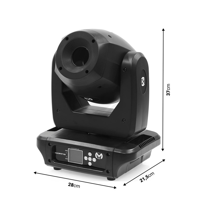 Lyre spot LED 100W - Gobo rotatifs - DMX Mode