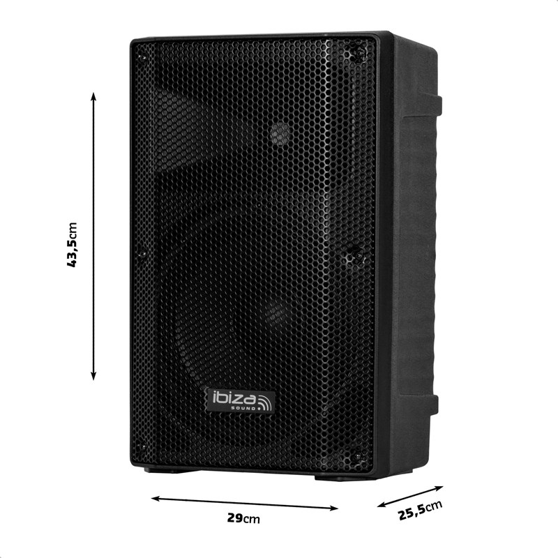 Enceinte Sono Active de 10"/25cm - 300W - BT, USB - TWS Fête