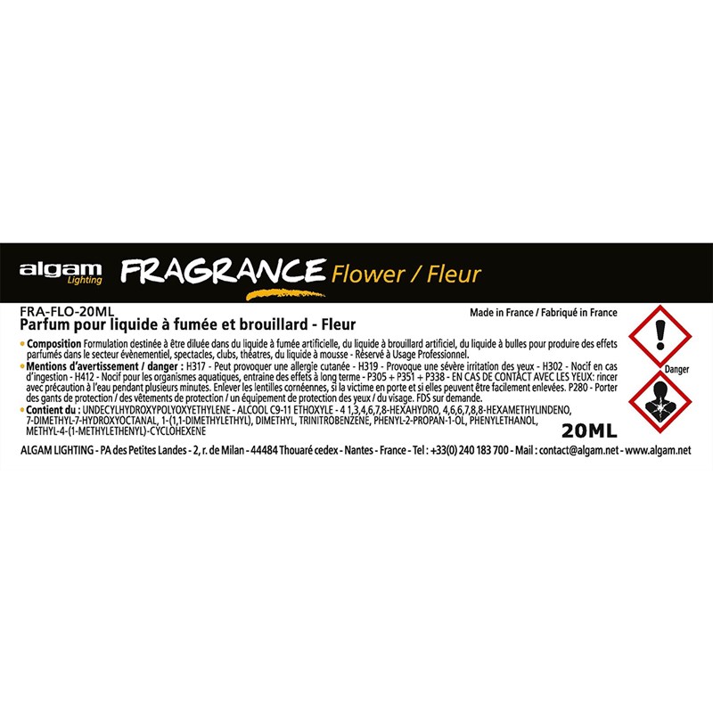 Parfum liquide à fumée/brouillard - Fleur - 20ml