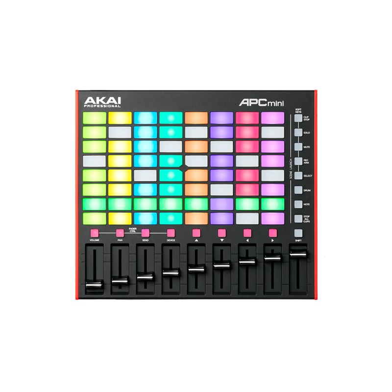 Contrôleur Ableton 8x8 pads RVB - 9 faders - compact - clavier
