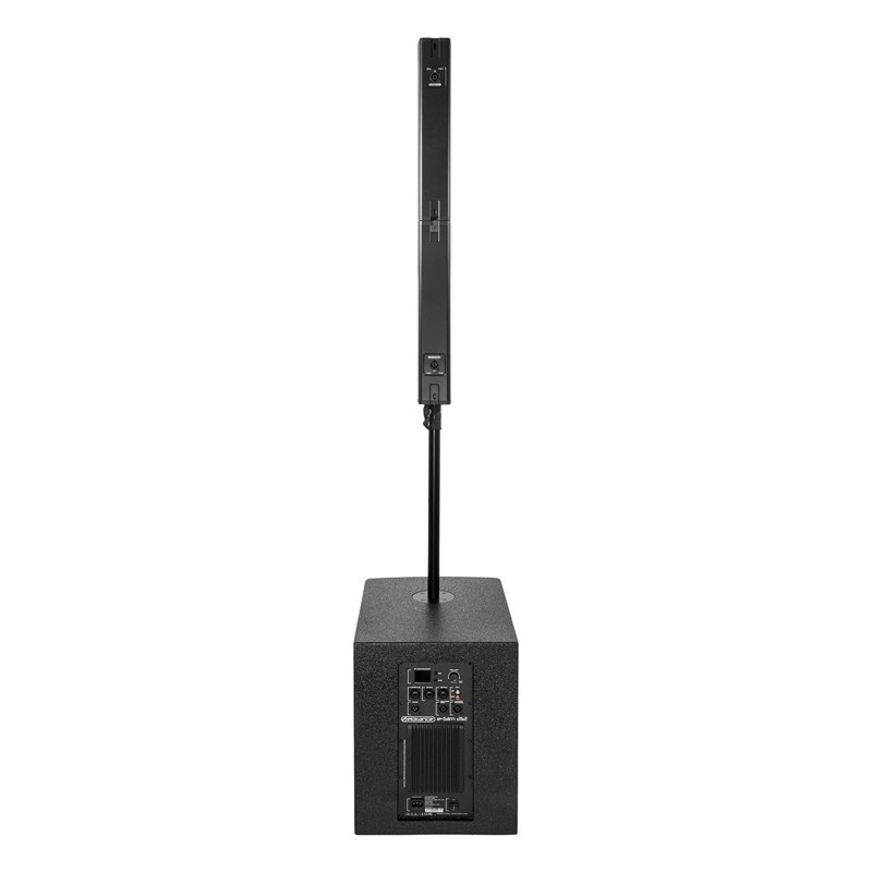 Système sono colonne 2.1 - 1600W - caisson 12" & BT - Elokance - e-Slim 212 face