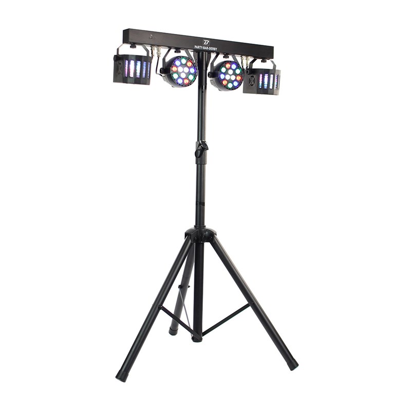 Portique d'éclairage - 2 projecteurs LED - 2 Nano Derby party