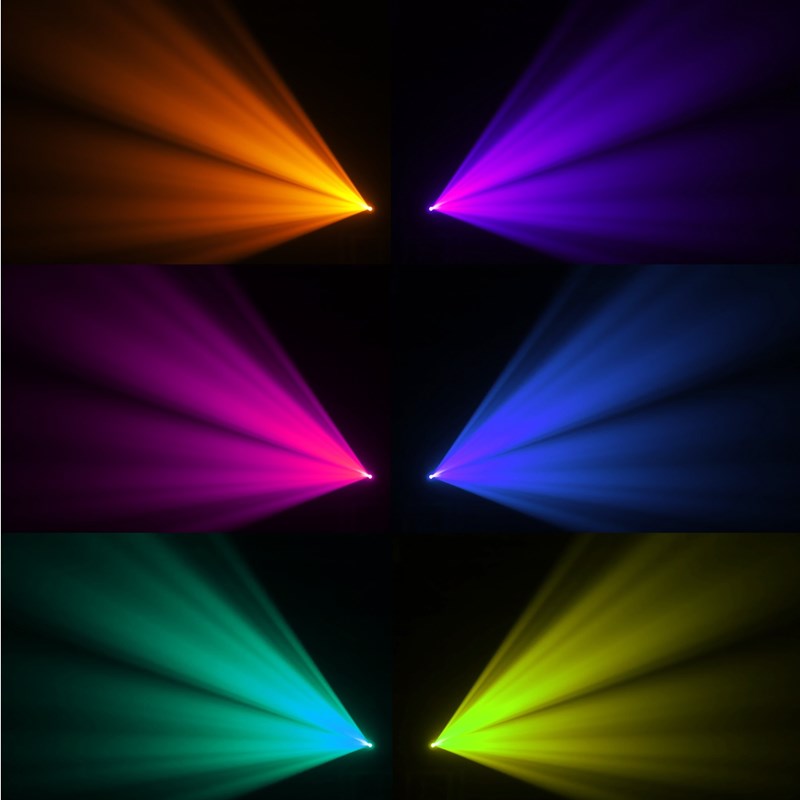 Pack 2 Lyres LED RGB 100W - 2 Supports - Machine Fumée 1200W