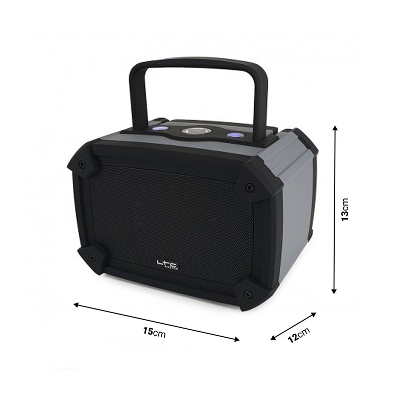 Enceinte Bluetooth stéréo rechargeable - dimensions