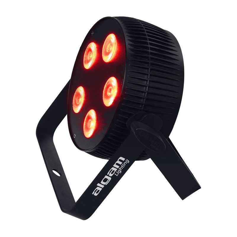 Projecteur LED RGBW 5x10W - DMX - lyre & télécommande- Algam