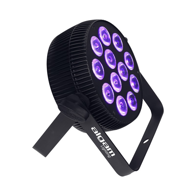Projecteur LED plat 12x10W HEX - IR - DMX - lyre - compact