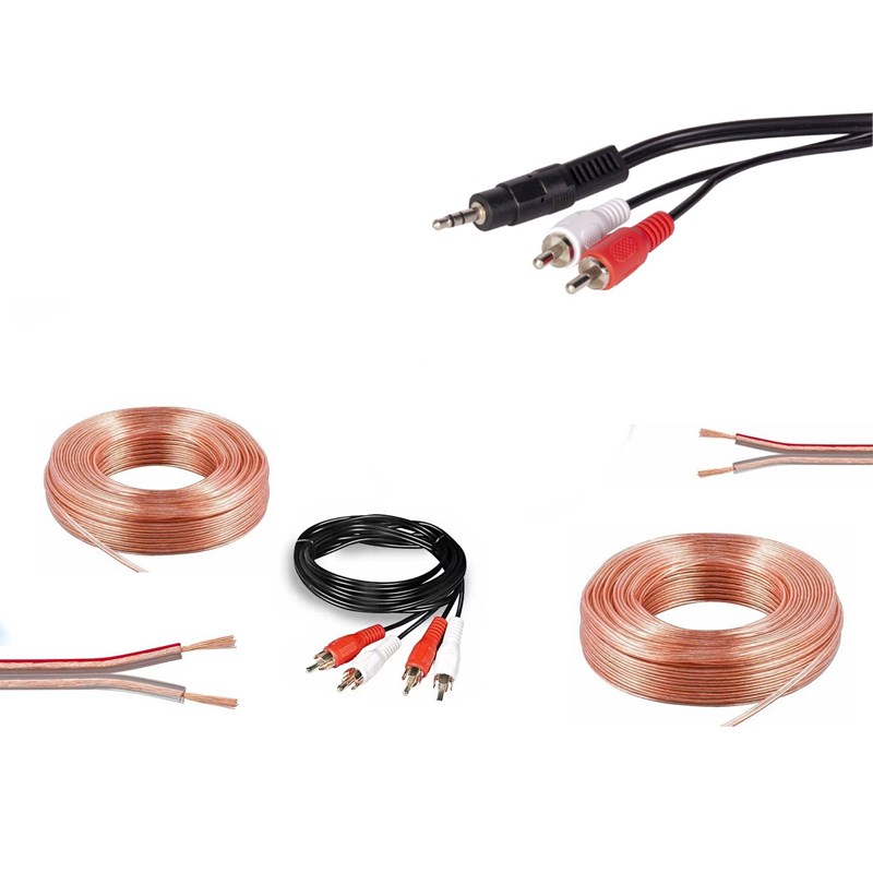 Pack Ampli SONO IBIZA SOUND AMP800-MKII 2x600W - 1200W TOTAL + CÂBLES HP 2X5M + RCA - DJ Soirée Fête