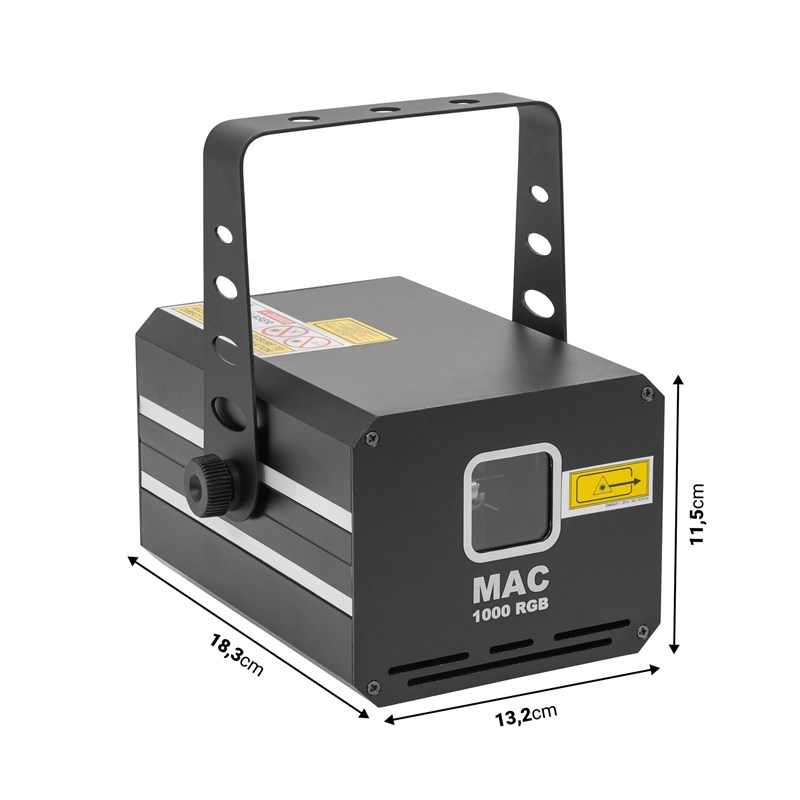 Laser RGB Class 4 - 300/80/1000mW - ILDA & Scan professionnel
