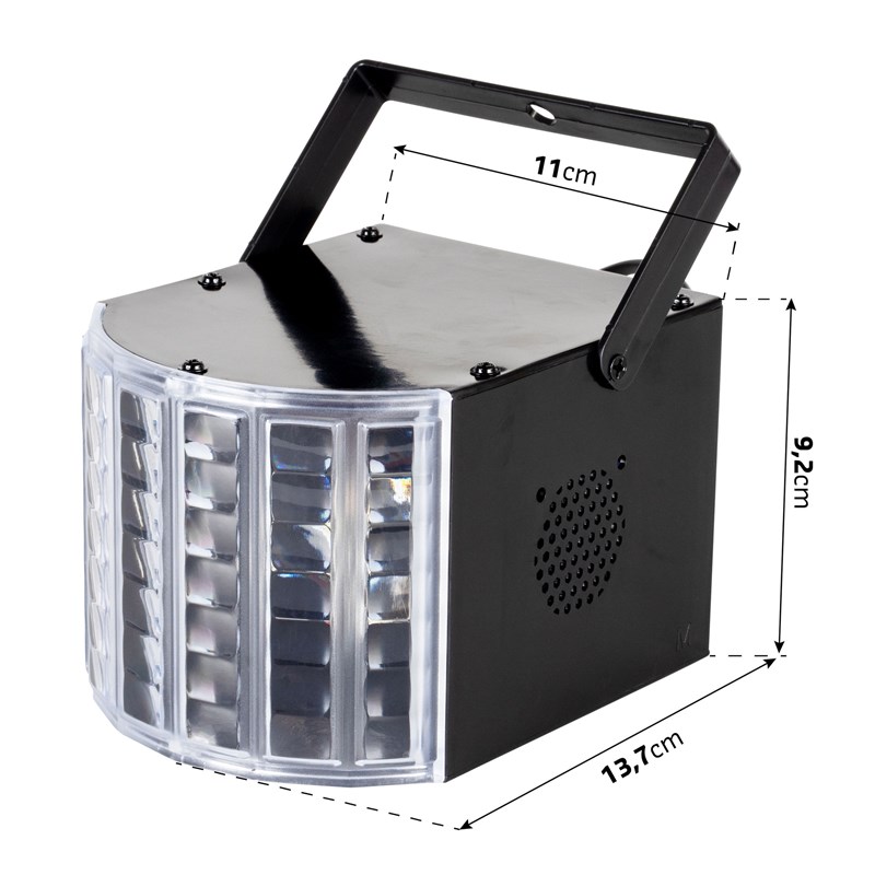 Pack 3 effets lumineux LED - Astro, Derby & Stroboscope anniversaire