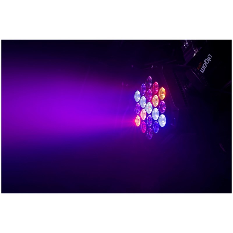 Projecteur LED 19 x 1 W RVBB multicolores - Wash