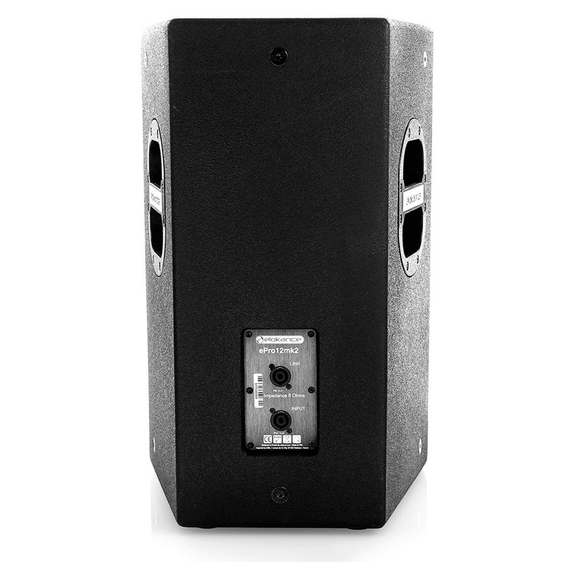 Enceinte passive 2 voies 31 cm - 300W RMS - M10 & BF/HF - Elokance - E Pro 12 mk2 arrière