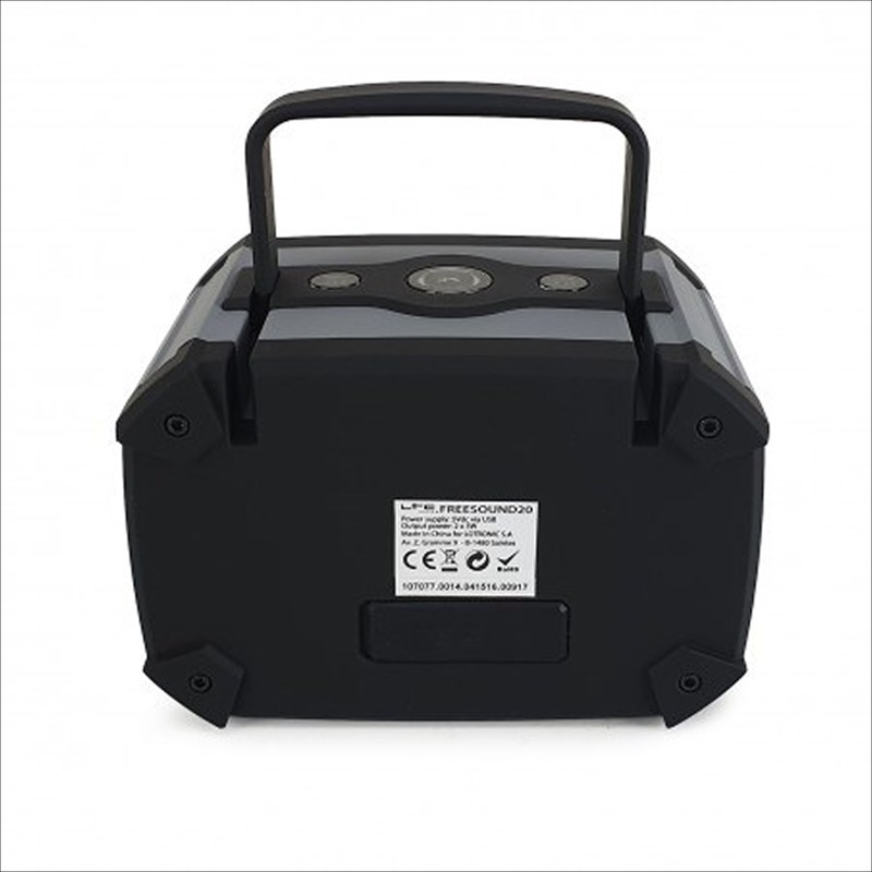 Enceinte Bluetooth stéréo rechargeable IP44 - arrière