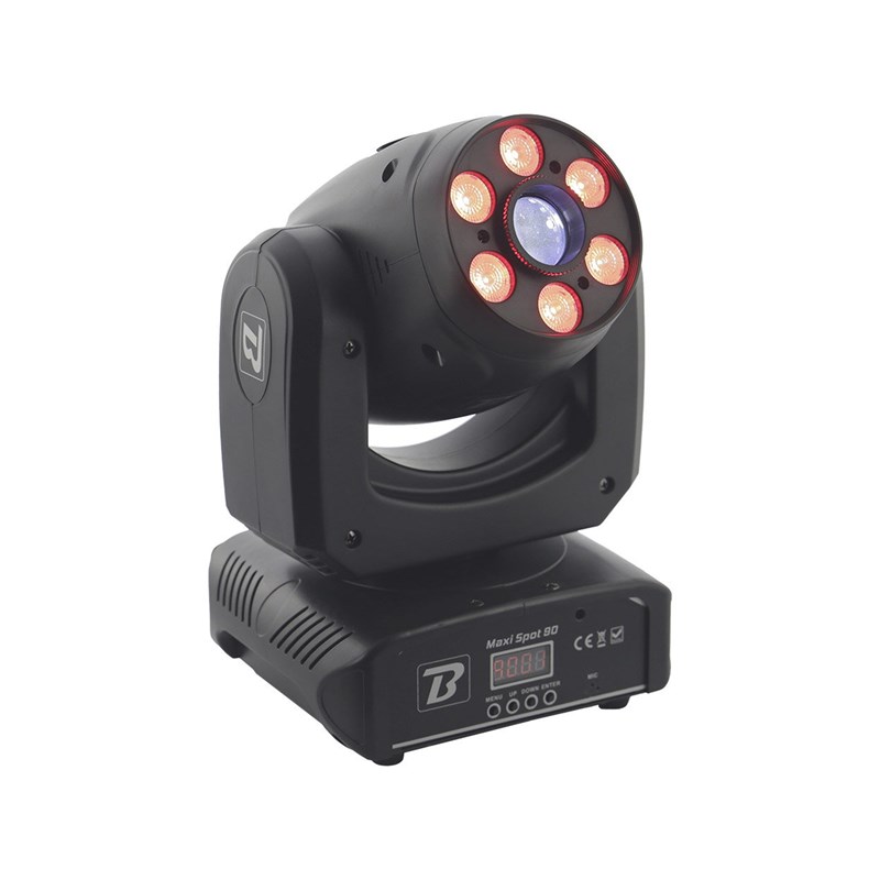 Lyre Spot LED RGBW 90W - DMX - Effet Wash lumière