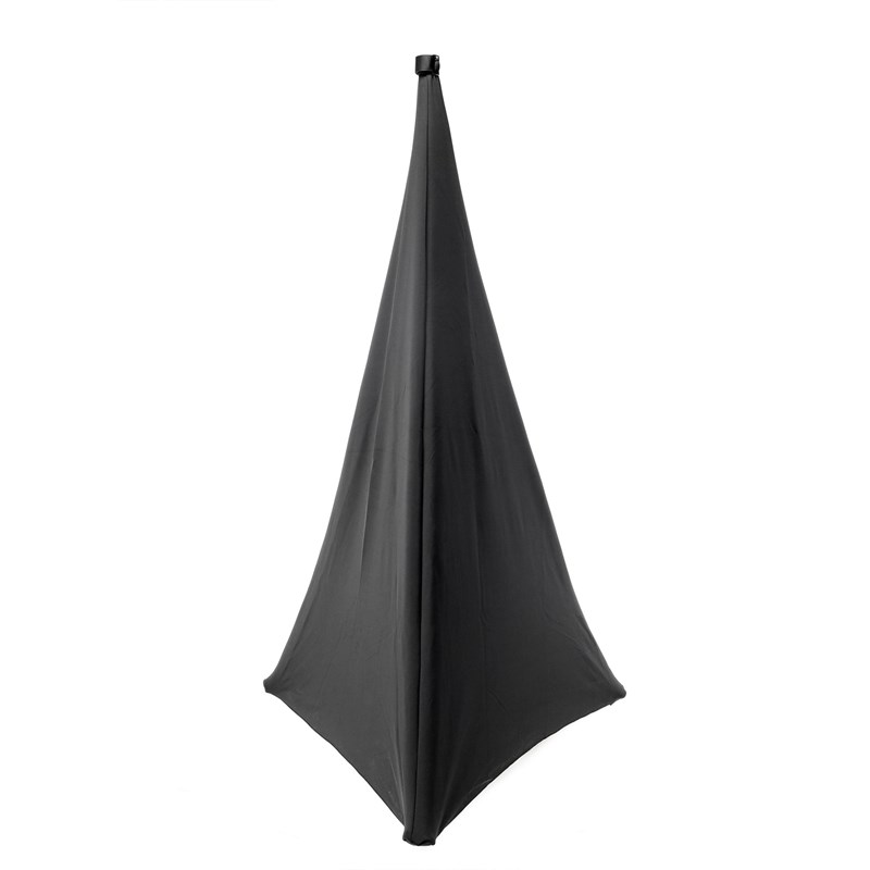 Triangulaire en lycra noir pour pied ou support lumière accessoire