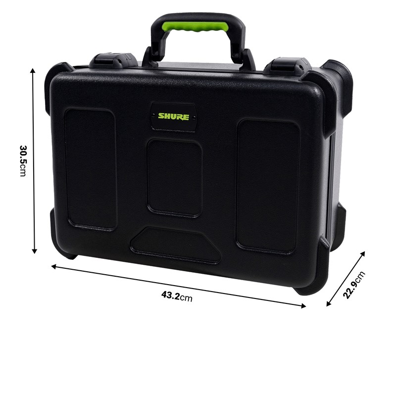 Flight case en Polyéthylène pour 30 Micros dimensions