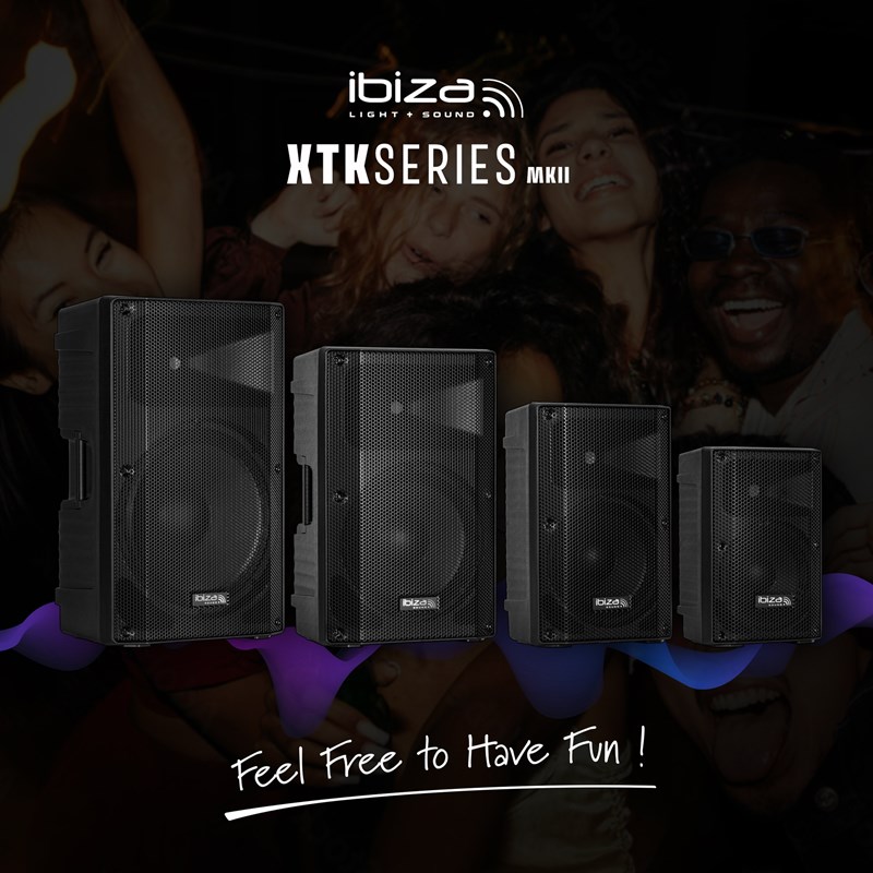 Enceinte Sono Active de 10"/25cm - 300W - BT, USB - TWS DJ