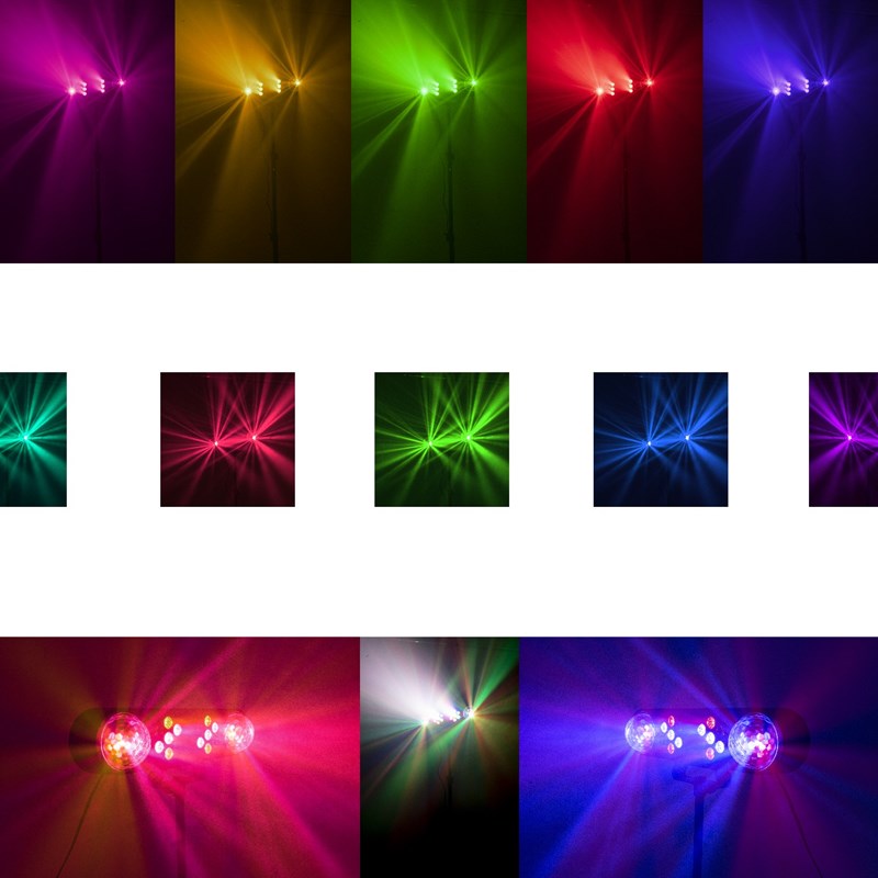 Pack Portique 4 projecteurs - Machine Fumée LED