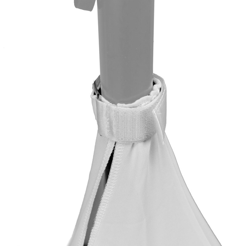 Tissu triangulaire en Lycra pour pieds ou supports lumière