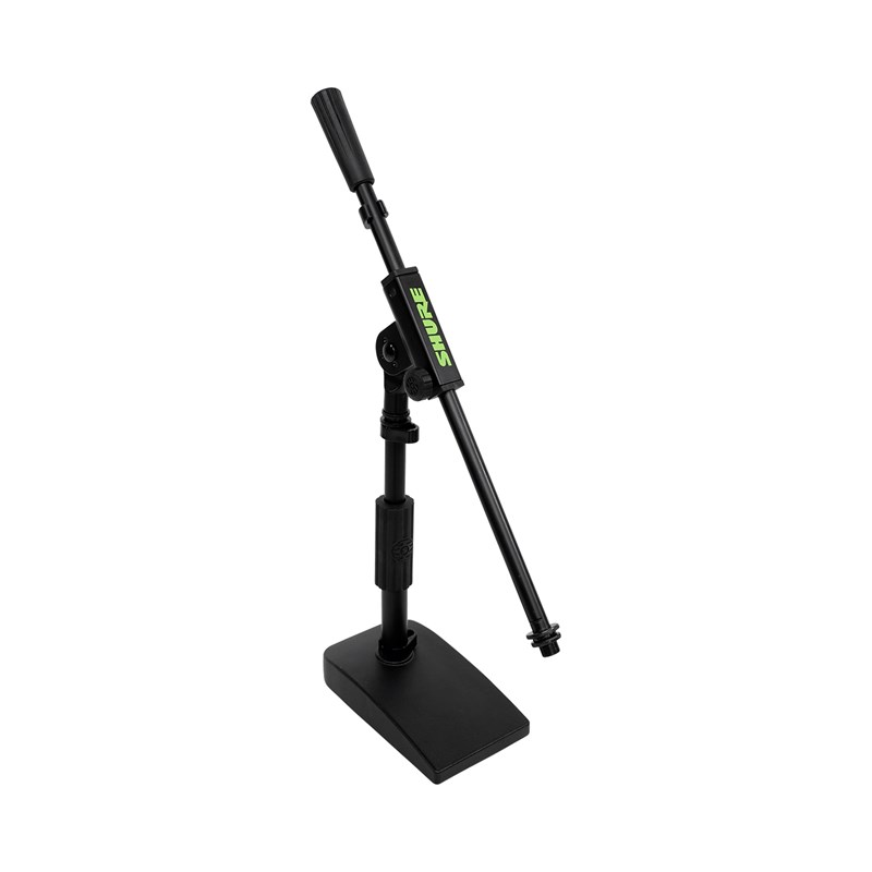 Pied de micro compact réglable avec perche