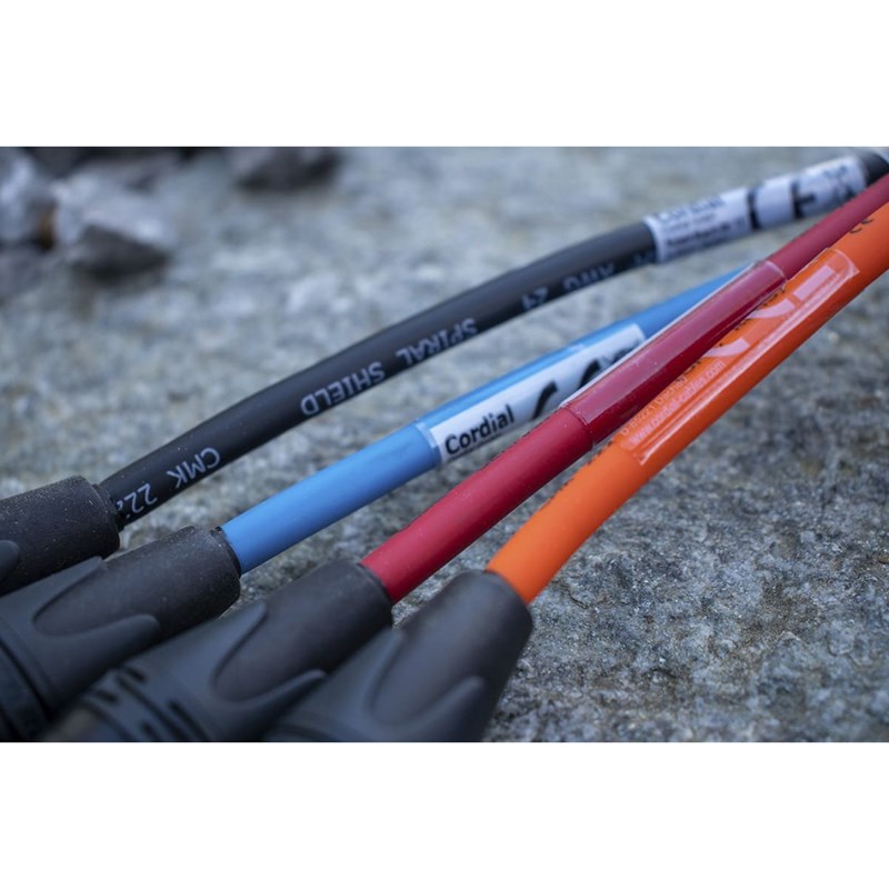 Câble micro XLR m/f 20 m noir Cordial