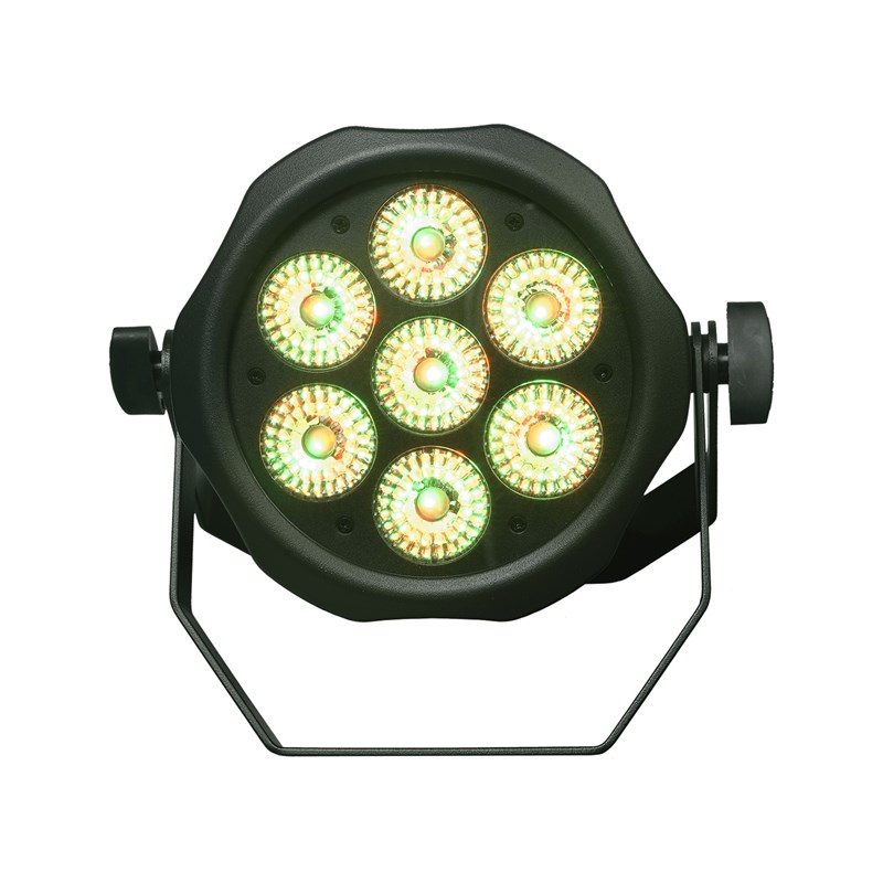 Projecteur LED extérieur IP65 - 7 x 12 W RGBWAUV - XLR