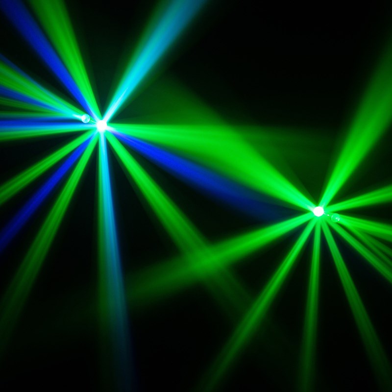 Jeu de Lumières LED RGBWA Double Effet Moon Professionnel