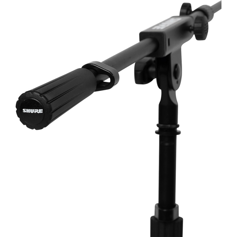 Pied de micro compact réglable avec perche - Profil bas support