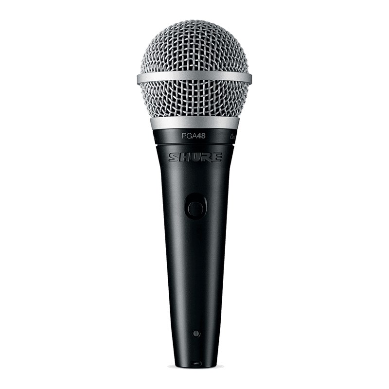 Micro dynamique main cardio - câble XLR-XLR & pince - PGA48-XLR Shure