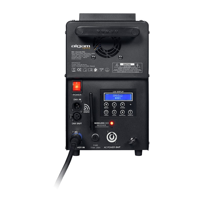 Machine effet CO2 LED 1500W - DMX - verticale/horizontale - Ecran