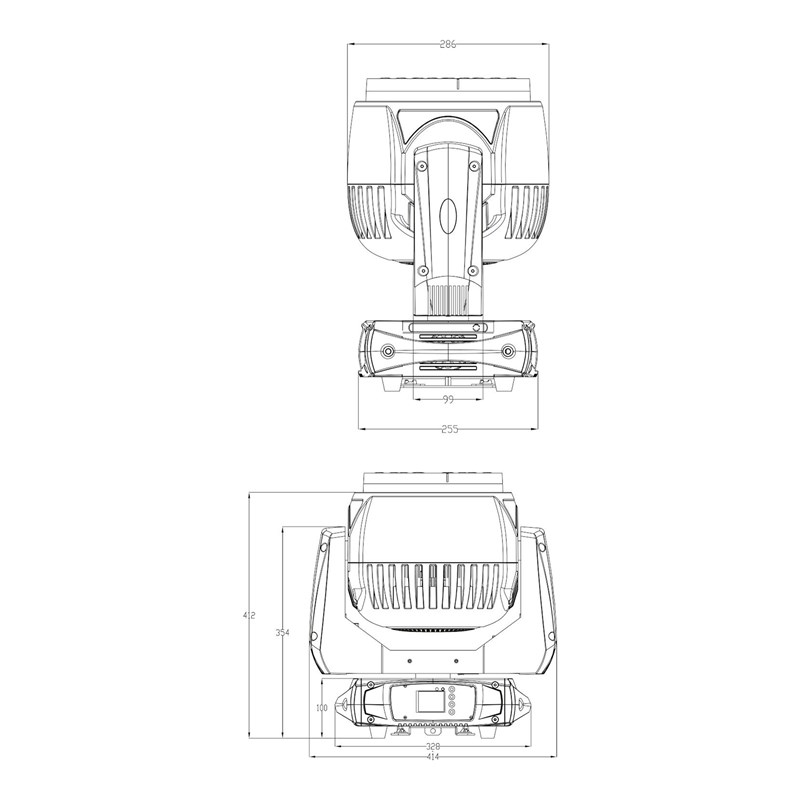 Lyre BeeEye Wash LED 19x40W - Flight