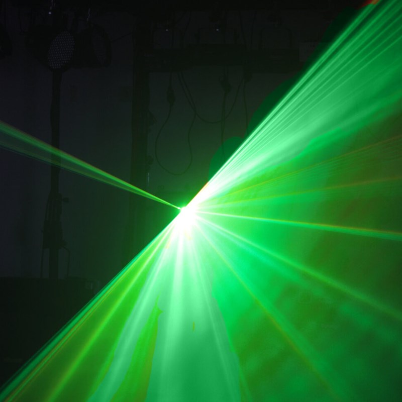 Laser graphique vert 60mW avec motifs et DMX - Peakser