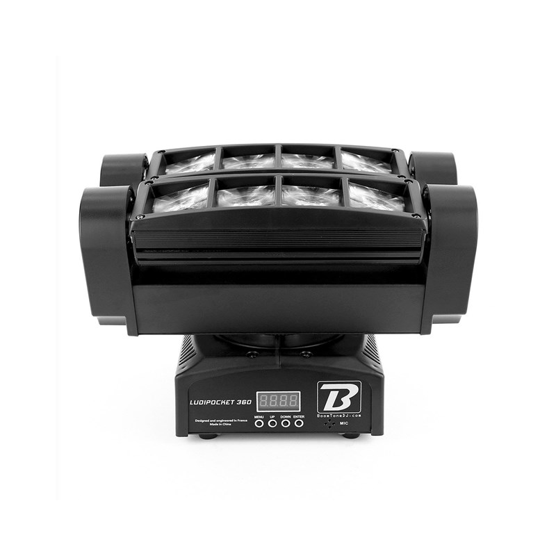 Jeu de lumière effet Beam multicolore RGBW