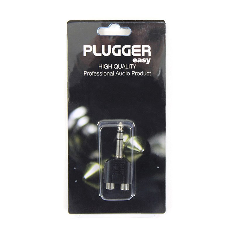 Adaptateur RCA femelle stéréo / Jack 6.35mm mâle connectique