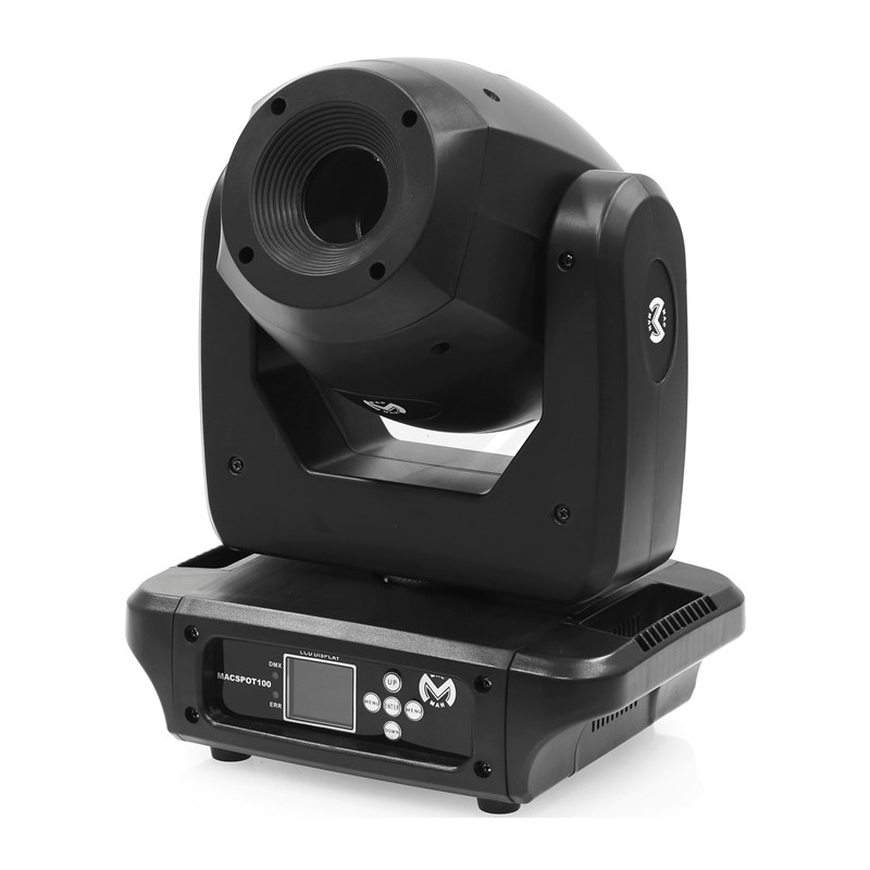 Pack 2 lyres Spot LED 100W avec flight case roulant Professionnel