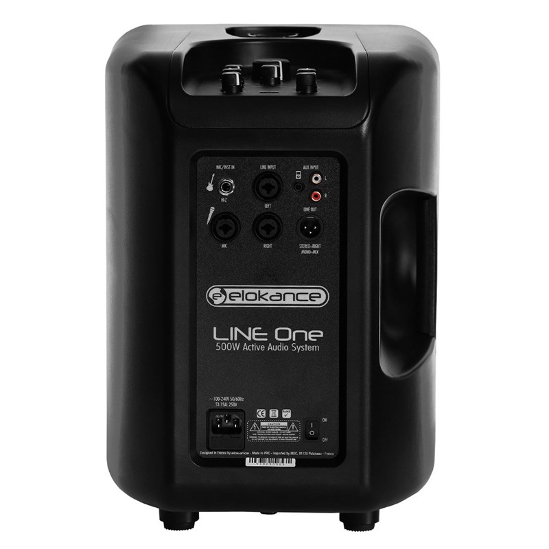 Système sono colonne portable 800W - Bluetooth & mixeur - Elokance - Line One caisson