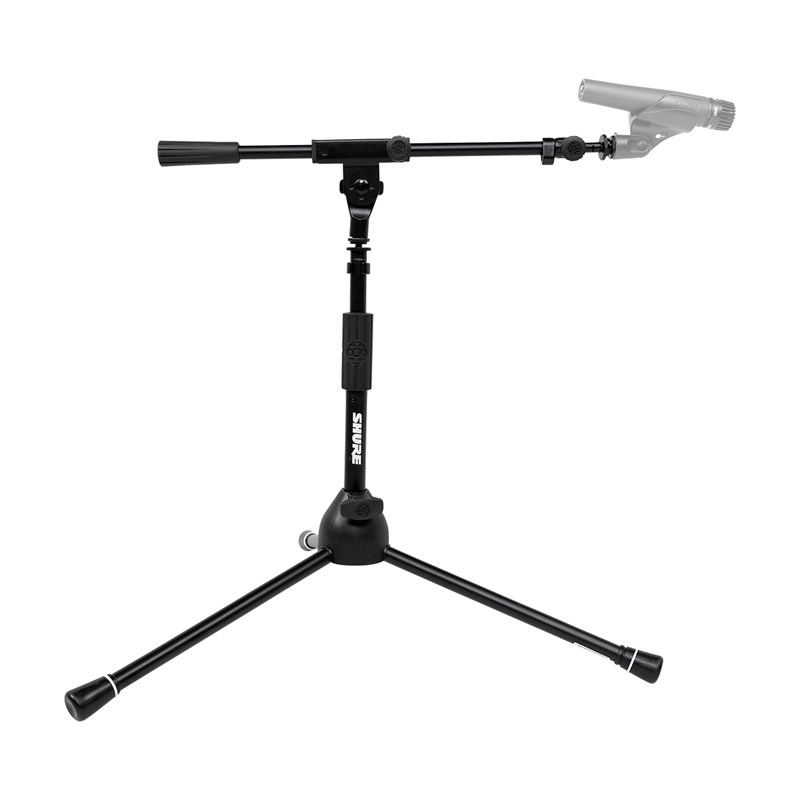 Pied de micro compact réglable avec perche - Profil bas