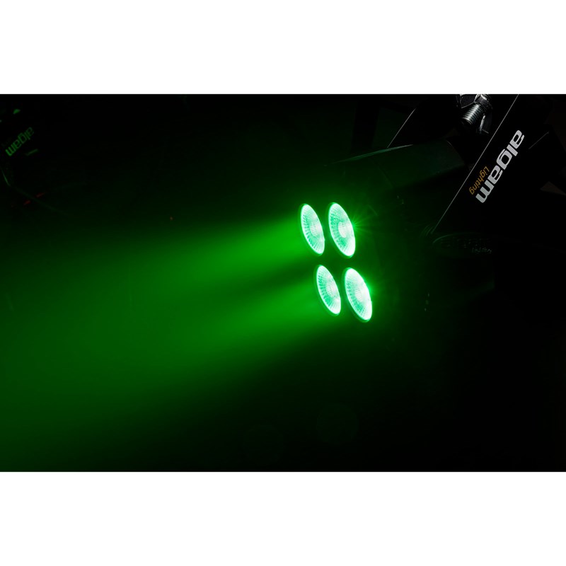 Projecteur Par LED compact 4 x 6W RGBW avec télécommande - ambiance