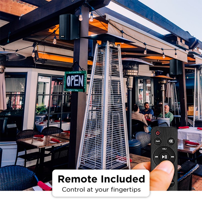 Paire d'enceintes extérieures 150W - Bluetooth - IP44 passive